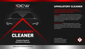 Dirty Cars Wanted Upholstery Cleaner