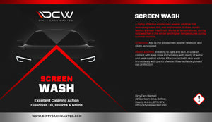 Dirty Cars Wanted Screen Wash