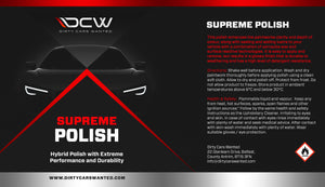 Dirty Cars Wanted Supreme Polish