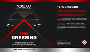 Dirty Cars Wanted Tyre Dressing